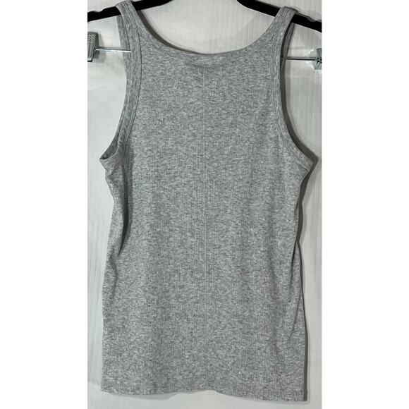 Universal Thread Light Grey Ribbed Scoop Neck Tank Reg Size Small - Picture 2 of 6